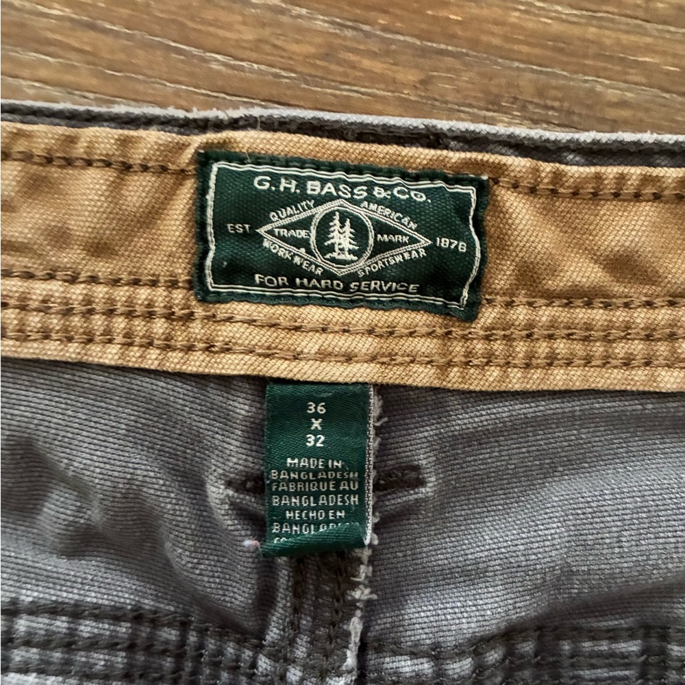 G.H. Bass & Co. Gray Khakis - Picture 3 of 4